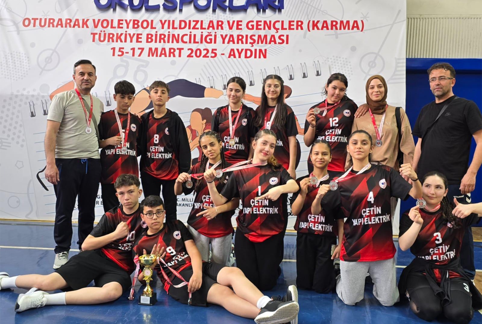 Karaman oturarak voleybol takımları, Türkiye ikincisi oldu – Yeni Haberler