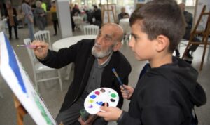 Osmangazili öğrenciler huzurevi sakinleriyle resim yaptı – Kültür-Sanat