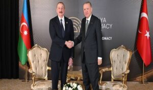 Azerbaycan Cumhurbaşkanı Aliyev, Türk mevkidaşı Erdoğan ile görüştü