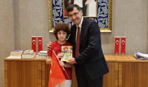 Başkan Kahveci, geleceğin yazarlarından olan Kaleli’yi ağırladı – Kültür-Sanat