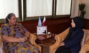 Katar’ın BM Daimi Temsilcisi Al-Thani, UNSMIL Başkanı Tetteh ile bir araya geldi – Dünya