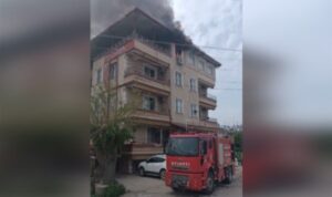 Serinyol Mahallesi’nde mesken yangını