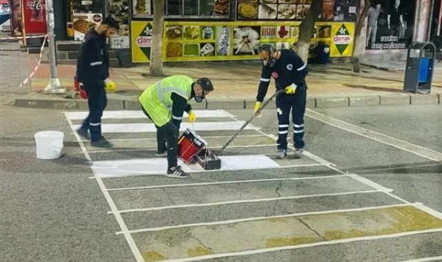 Siirt’te yaya geçitleri yenileniyor