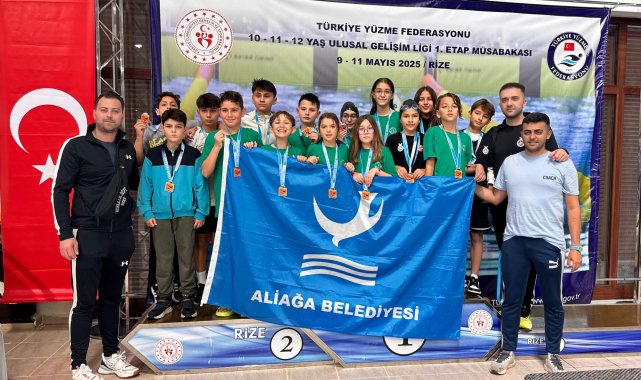 Aliağalı 16 yüzücü madalya kazandı – Spor