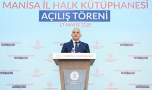 Bakan Ersoy, Manisa İl Halk Kütüphanesi’nin açılışını yaptı – Gündem