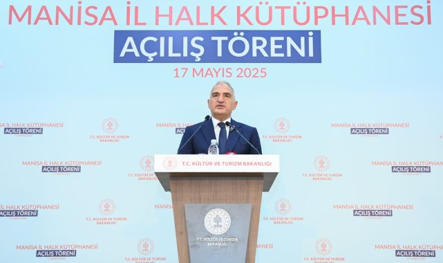Bakan Ersoy, Manisa İl Halk Kütüphanesi’nin açılışını yaptı – Gündem