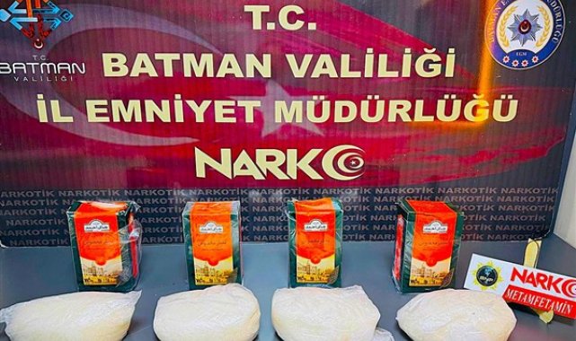 Batman’da 4 kilo 250 gram uyuşturucu ele geçirildi – Yaşam