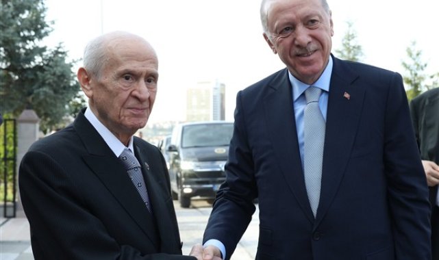 Cumhurbaşkanı Erdoğan'dan MHP Genel Başkanı Bahçeli'ye ziyaret
