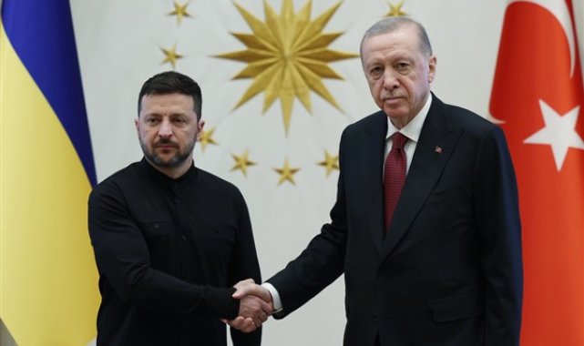 Cumhurbaşkanı Erdoğan, Ukrayna Devlet Başkanı Zelenski ile görüştü