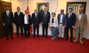 Dervişoğlu,  Türk Ocakları Genel Başkanı Öz ve heyetini kabul etti