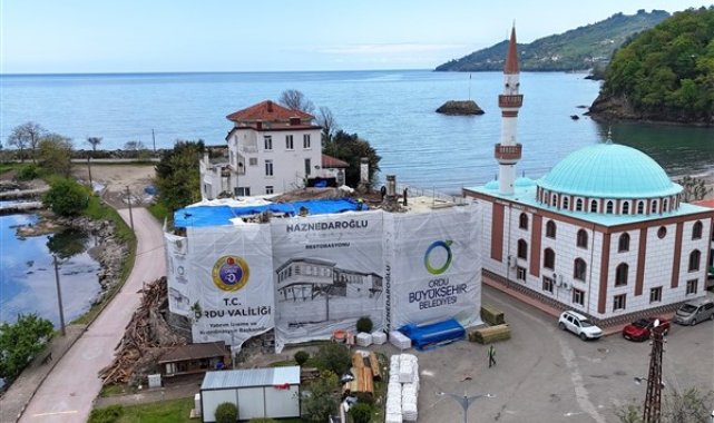 Haznedaroğlu Konağı’nda restorasyon çalışmaları devam ediyor – Kültür-Sanat