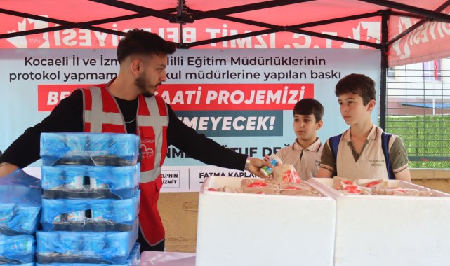 İzmit’te sürdürülen “Beslenme Saati” projesi devam ediyor – Yaşam