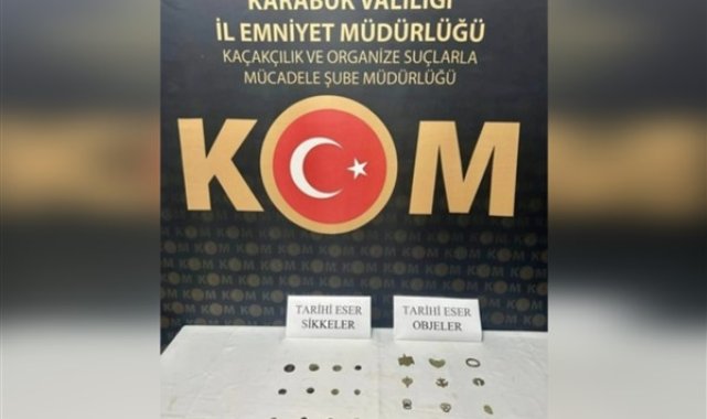 Karabük’te tarihi eser operasyonu – Gündem