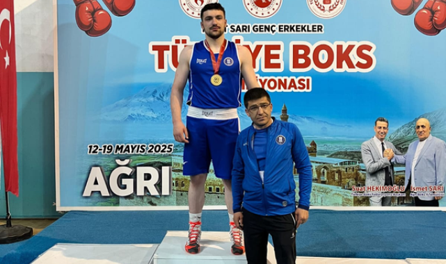 Kütahyalı boksör Türkiye Şampiyonu oldu
