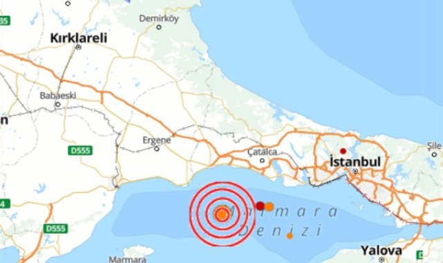 Marmara Denizi’nde deprem – Gündem