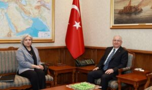 Milli Savunma Bakanı Güler, Dublin Büyükelçisi Cankorur'u kabul etti