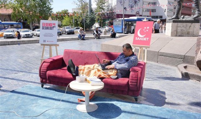 Saadet Partisi Gençlik Kollarından ev genci eylemi – Gündem