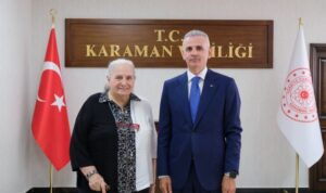 Vali Çiçekli, Kazım Karabekir Paşa’nın kızı Timsal Karabekir’i ağırladı