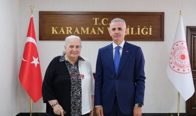 Vali Çiçekli, Kazım Karabekir Paşa’nın kızı Timsal Karabekir’i ağırladı